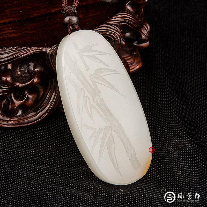 【琢艺轩】新疆和田玉红皮白玉籽玉 观音（秒杀价）