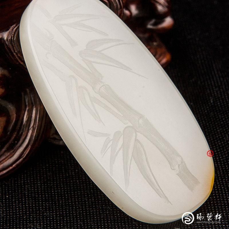 【琢艺轩】新疆和田玉红皮白玉籽玉 观音（秒杀价）