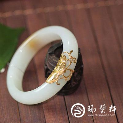 金镶玉手镯