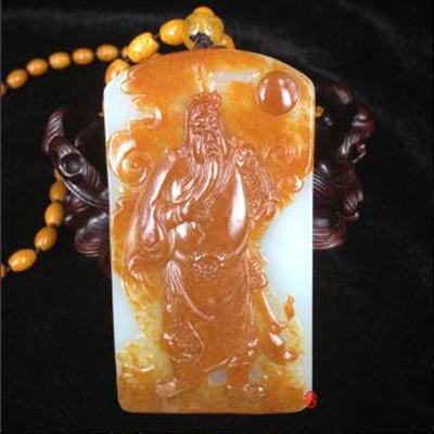 红皮白玉籽玉 关公