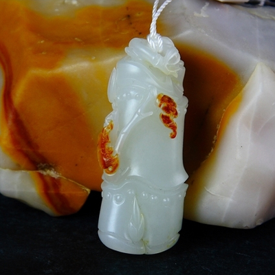 和田玉挂件“祝福”