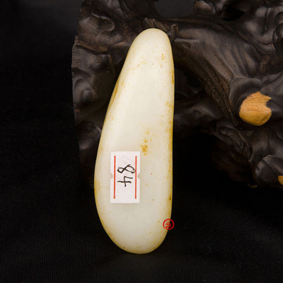 新疆和田玉红皮白玉籽玉 原石（实价）134克
