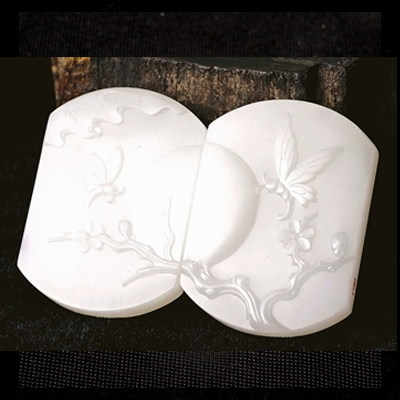 苏州和田玉工作室摆件—玉牌