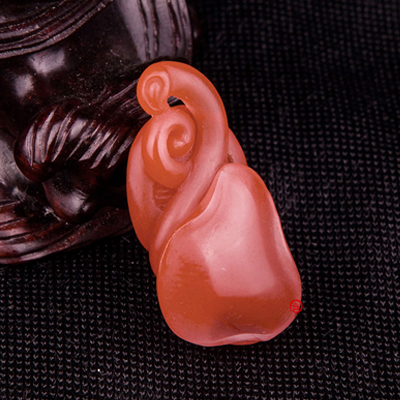 四川凉山南红玛瑙挂件 有福同享