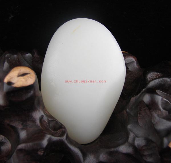 新疆和田玉白玉一级白玉籽玉籽料 44克