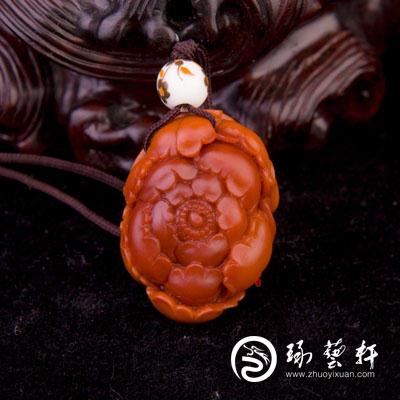 南红玛瑙牡丹花