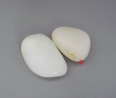 【琢艺轩】新疆和田玉黄皮一级白玉籽玉原石 124克
