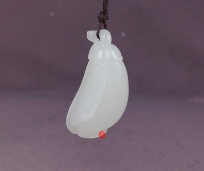 【琢藝軒】新疆和田玉羊脂白玉籽玉 蘭花