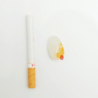 【琢藝軒】新疆和田玉紅皮羊脂白玉籽玉掛件 化蝶 7克