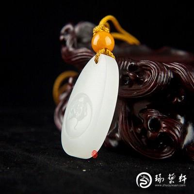 【琢藝軒】新疆和田玉羊脂白玉籽玉 彌勒佛