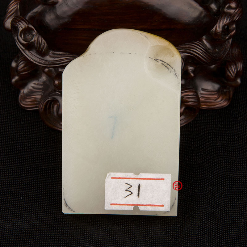 新疆和田玉紅皮白玉籽玉    原料  75克