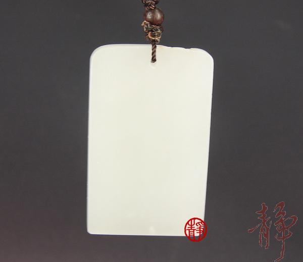 【琢藝軒】新疆和田玉黃皮白玉籽玉 掛件 生肖虎 20克