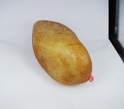 【琢藝軒】新疆和田玉黃皮白玉籽玉 原石 2300克